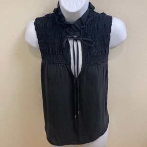 Free People Black Top S/P